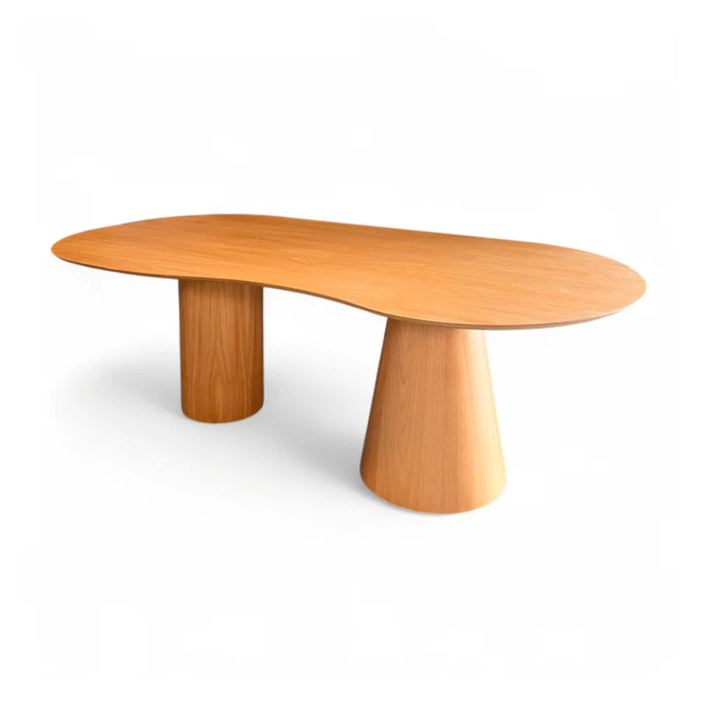 Mesa de Jantar orgânica Cannes, Mesa de Jantar grande, mesa de jantar 6 lugares, mesa de Jantar 8 Lugares, mesa de jantar organica